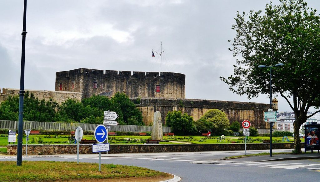 Le château de Brest vu de l’extérieur