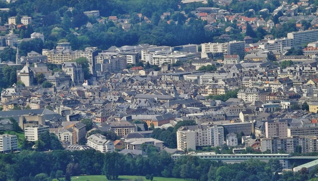 Panorama du centre de Chambéry