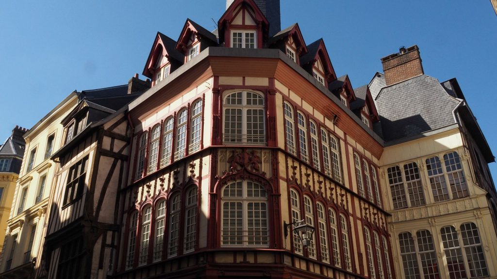 Maisons à colombages du vieux quartier de la Doutre à Angers