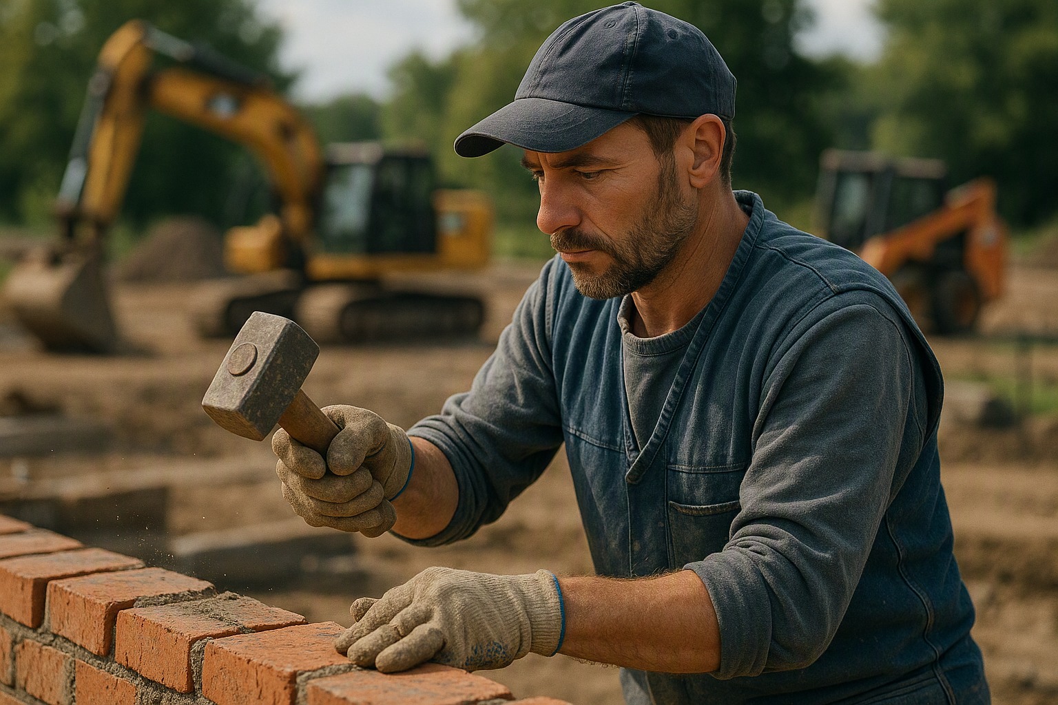 Chantier extérieur : pourquoi l’outillage à main reste indispensable même avec des machines
