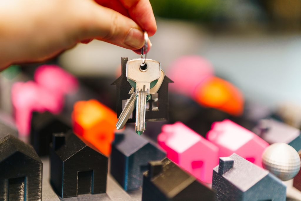 Remise de clés lors de l'achat d'un bien immobilier